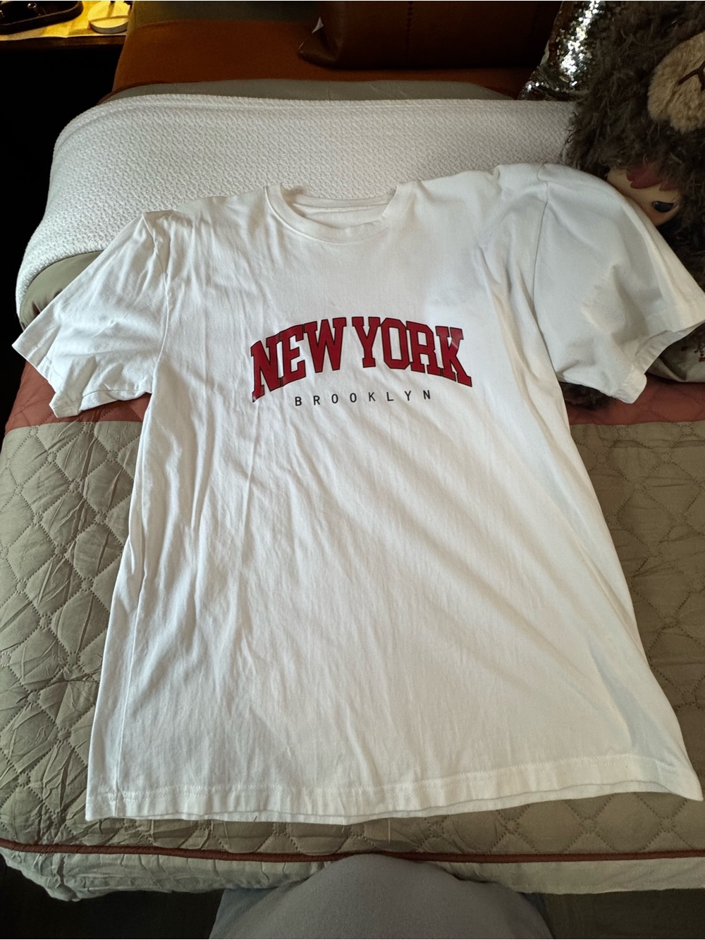 ASOS White T‑Shirt with Red "New York" Graphic